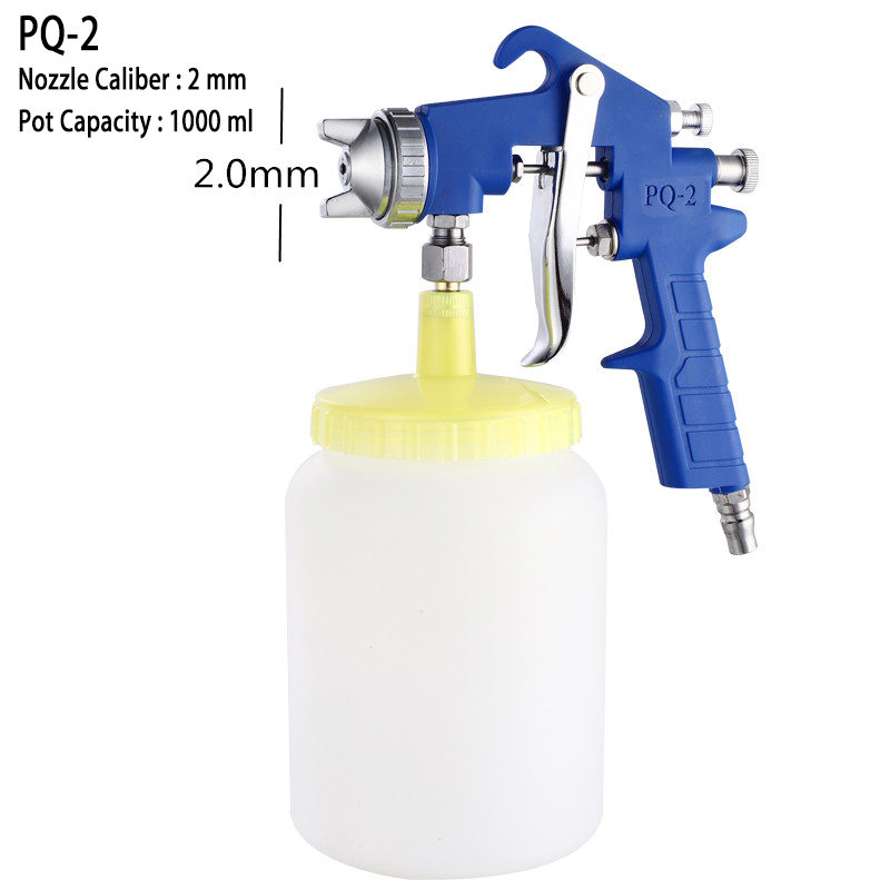 PQ-2 Sprae Aeir Gun 2.0 MM Nozzle OEM Monarcha Plaisteacha Miotal Ard-éifeachtúlacht Atomizing Uirlisí Paint Atmaisféar Atmaisféar do charr agus troscán