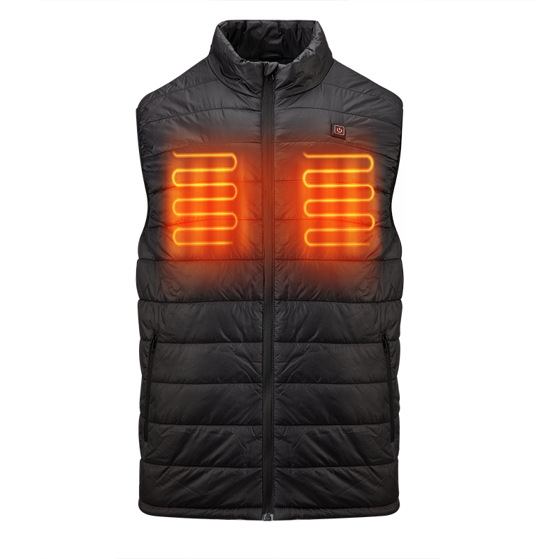 Cóta Téite Electrice Saincheaptha Waterproof, Waistcost Gheimhridh d'Fhir