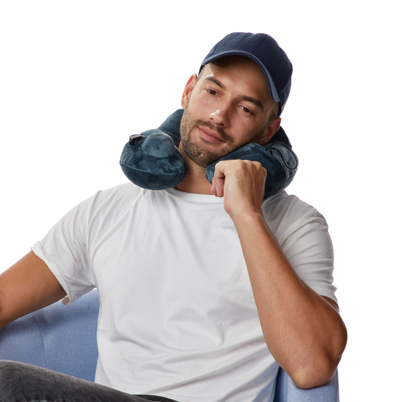 Pillow muineál téite le haghaidh taistil, twist scíthe ceirbheacs ceann iniompartha