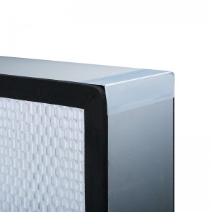 Mini Pleat Hepa Scagaire le haghaidh Hood Sreafa Aeir Laminar HVAC HEPA Scagaire H13