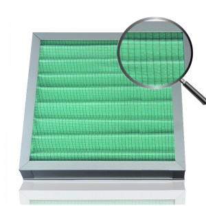 Monarcha Díol Díreach Painéal Príomhbhunscoile Pleated Plaistigh HVAC Aeir Scagaire le haghaidh aerchóirithe lárnach