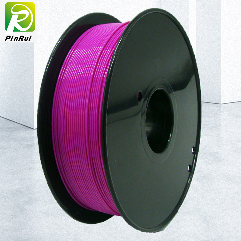 Pinrui Ard-chaighdeán 1kg 3D pla plament filiméid dath corcra