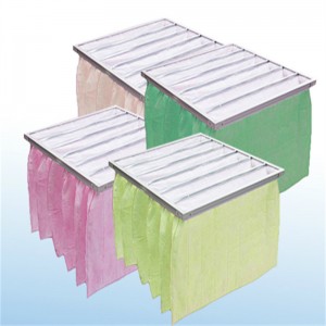 F5-F9 Mála Scagaire Póca Éifeachtúlachta Midium F9 Scagaire Aeir HVAC do sheomra glan