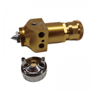 Gunna Spraeála Aeir Uathoibríoch 0.8 N1.2 MM NOZZLE TIONSCAIL Uirlis Paint Atmaisféar Atmaisféar Tionsclaíoch brú íseal inchoigeartaithe le haghaidh robot
