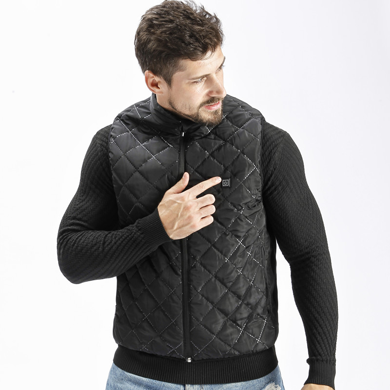 Feidhmíonn 5V ceallraí waistcoat téite in-athluchtaithe, veist téite leictreach d'fhir