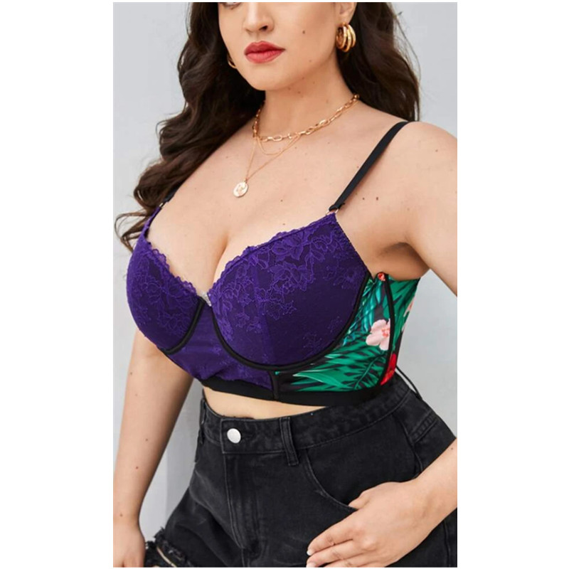 Móide lása Floral Underwire bra
