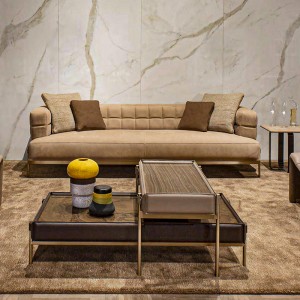 Teaglaim minimalist Iodálach Dearadhneadaithe Dearadh Cruach dhosmálta Dreamle Dronuilleog Tábla Boird Leathar Adhmaid Nádúrtha