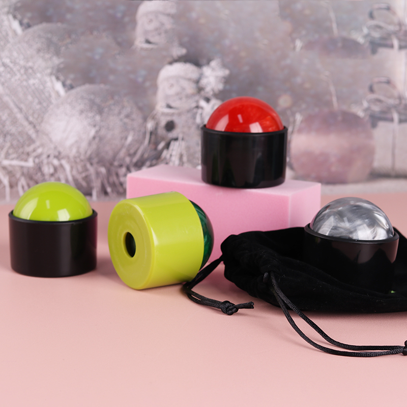 Massage Roller Ball Massager Comhlacht Teiripe Crúibe Scaoil Scaoileadh Scaoileadh Scaoilte, Sruth Strus, Ball Massage