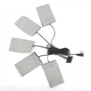 Monaróir Ardchaighdeáin 5V 7.4V Snáithín carbóin leictreach leictreacha le haghaidh seaicéad éadaí