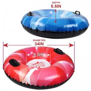 Leanaí Bréagáin Idirghníomhacha Idirghníomhacha Tuismitheora Leanaí Allamuigh an Gheimhridh, Feadán Sneachta Nflatable