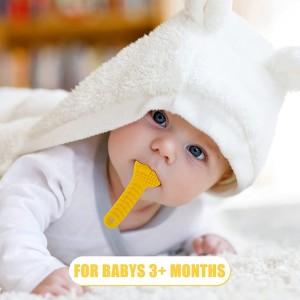 Spaner Hammer Wrench greamairí cruth BPA bréagáin teething leanbh silicone saor in aisce