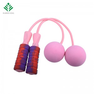 Rópa léim gan rópa, rópa léim gan sreang gan stró le haghaidh workout aclaíochta, rópa téad scipeála inchoigeartaithe do mhná fir agus páistí