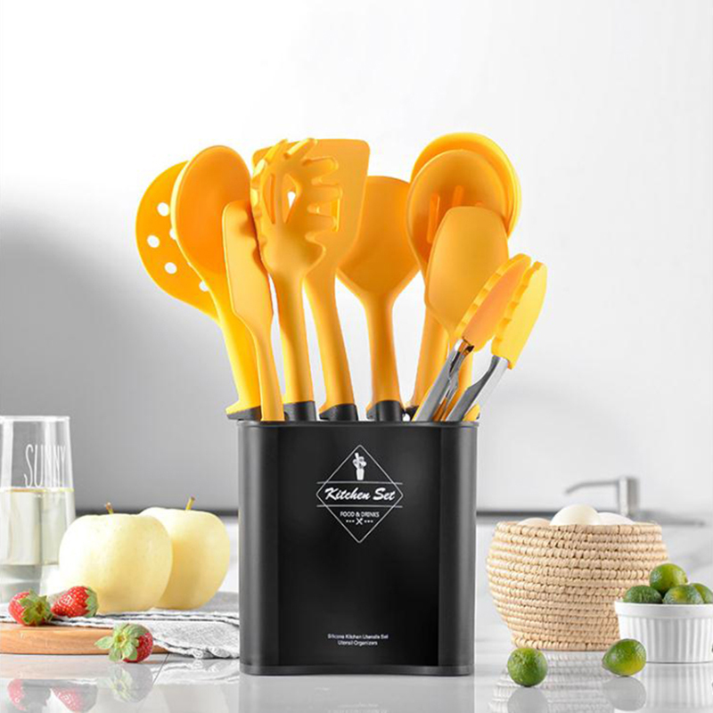 10 PCS Accessories Cistine Resistant Teas Uirlisí Cócaireachta Nonstick Socraigh Uirlisí Cistine Silicone Silicone