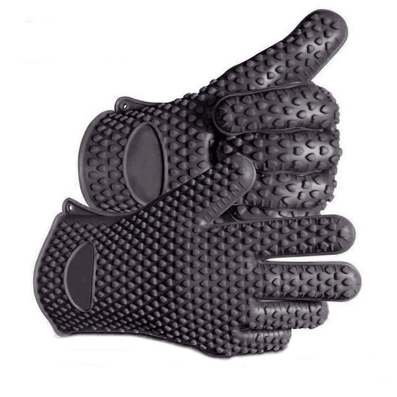 Teasa saincheaptha teasa atá frithsheasmhach in oigheann silicone glove glove sileacain miotáin oigheann