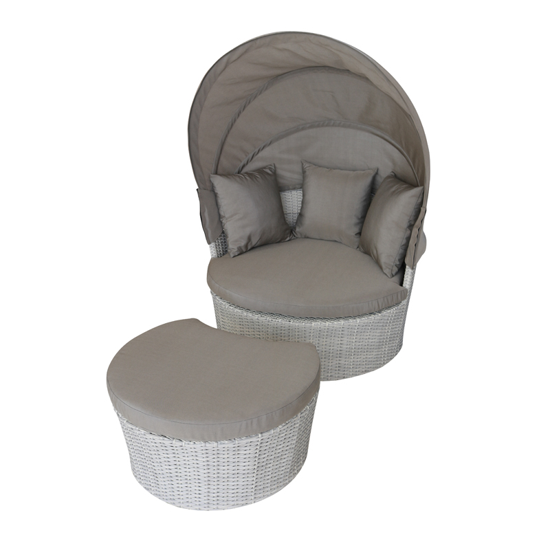 Alumn Wicker Sunbed Sund 83288C