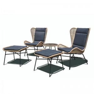 Cruach&wicker 5pcs SOFA SET