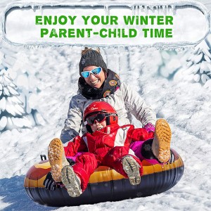 Trealamh sledding feadán sneachta inséidte pizza bréagáin gheimhridh, bréagáin sneachta do pháistí amuigh faoin aer