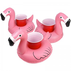 Sealbhóir Mini cupán Suíochán Deoch Uisce Snámhphointe Flamingo Inséidte Snámhphointe