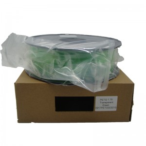 Pinrui 3D printéir 1.75mmpetg filiméid dath oráiste do chlódóir 3D