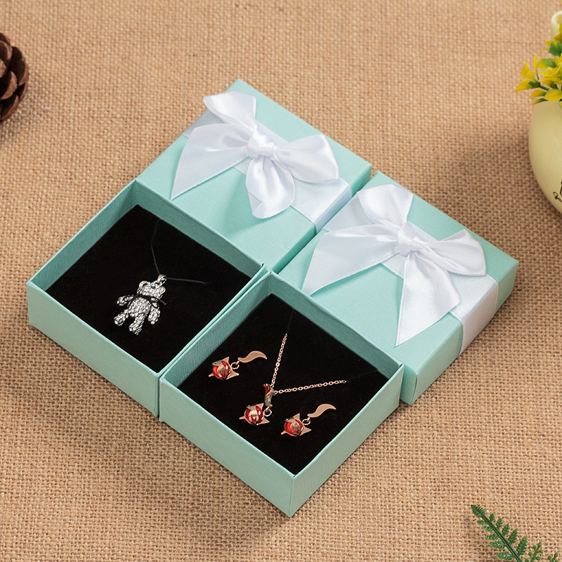 Bosca Bosca Fáinne Ard-Deireadh Jewelry Bosca Bowknot Bosca Bracelet Beag Bosca Jewelry