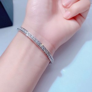 Óir saincheaptha tuochen jewelry 18k le bracelet cloiche diamant fíor do chailín