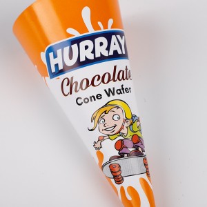 Páipéar Ice Cream Bia Páipéar Ice Cream Ice Cream Clam Pacáistiú Páipéar Páipéar agus Priontáil Monaróirí Priontála Dearadh agus Táirgeadh ar-éileamh