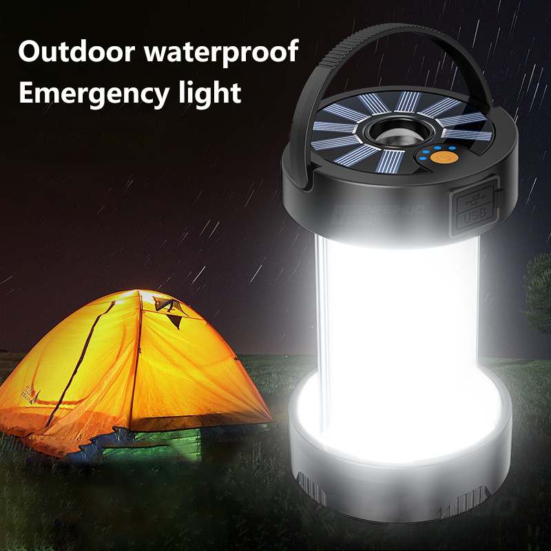 Soilse éigeandála campála faoi stiúir faoi stiúir lampa in -athluchtaithe gréine laindéir uiscedhíonach lampa uiscedhíonach