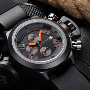 Daniel Gormantop Brand Só Spórt Só Faire Fir Uaireadóirí Míleata Strap Rubber Gorm Uathoibríoch Uathoibríoch Waterproof RM2208