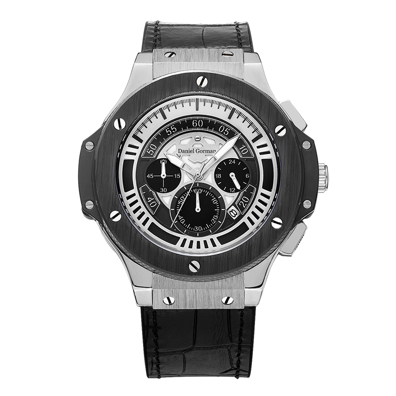 Daniel Gormantop Brand Só Spórt Só Faire Fir Uaireadóirí Míleata Strap Rubber Gorm Uaireadóirí Uiscedhíonacha Uathoibríoch RM2204