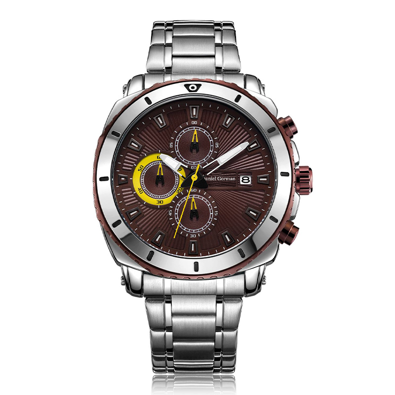 Dniel Gorman Cruach Dhosmálta Só Uiscedhíonach Uiscedhíonach Brand Brand Lámha Wristwatches Lógó Saincheaptha Fir