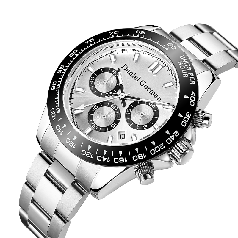 Daniel Gorman Brand Mórdhíoltóirí Strap Strap Mens Uaireadóirí Luminous 30m Chronograph Uisce -Chronograph uaireadóirí Men Wristrm220428
