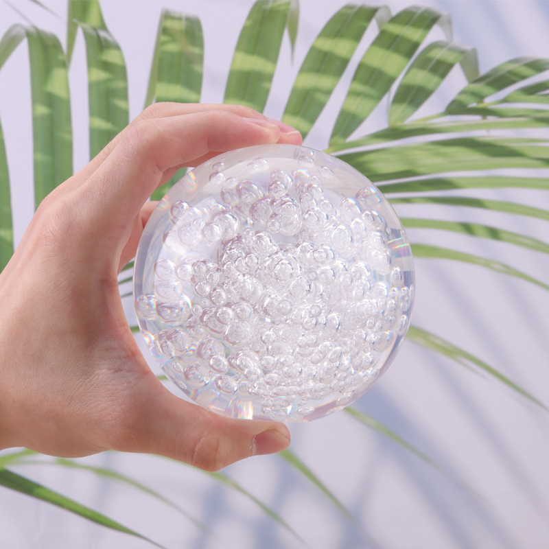 bronntanas cruthaitheachnua -aimseartha usiness cuimhneachán fengshui paperweight sléibhe ómra sléibhe liathróid uisce criostail mboilgeog criostail don tobair