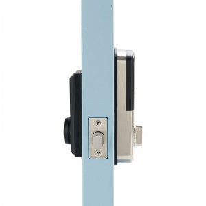3002 Glas cliste don doras tosaigh le eochaircheap scáileáin tadhaill agus méarloirg, Deadbolt Glas Doras Cliste Leictreonach