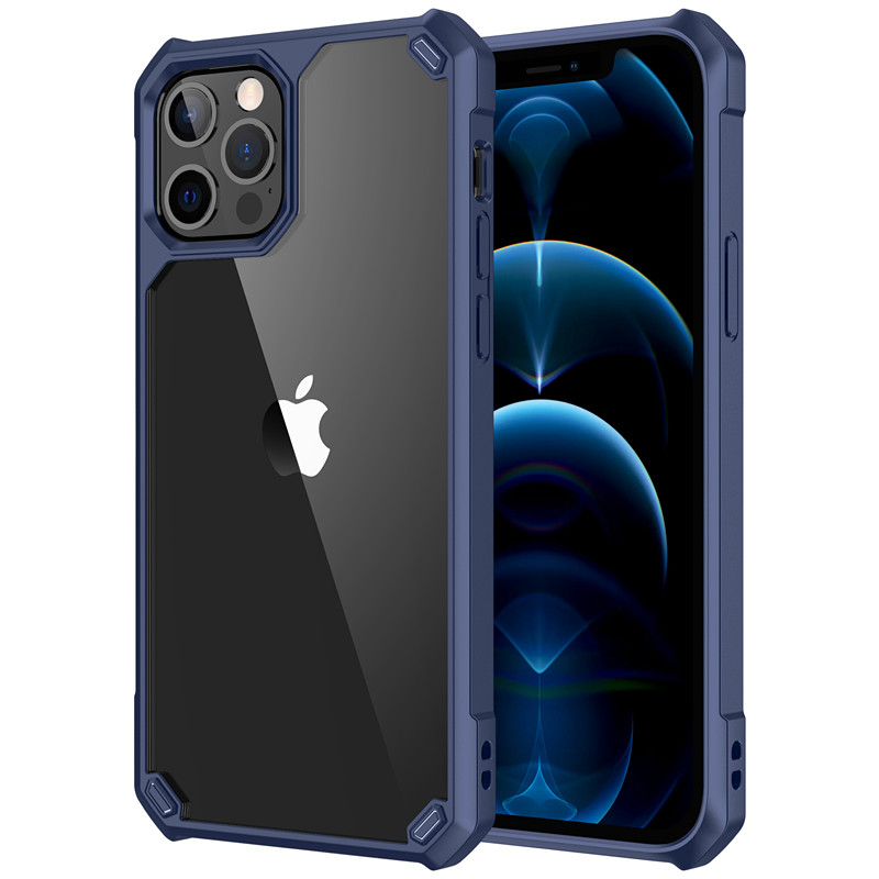 Oiriúnach do chás iPhone 12pro, cás cosanta míleata tromshaothair, cás soladach suaite
