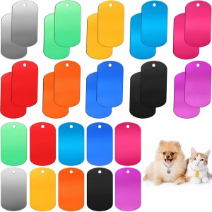 Muince clib madra bán stampáilte le slabhra muince slabhra alúmanaim hip hop stíl mhíleata ainm madra peataí pendant pendant pearsantacht miotail ...