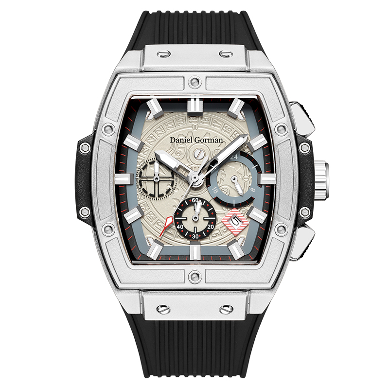 Daniel Gormango13 Brand Waterproof Watch Watch Men's Clog Spóirt Faisean Spóirt Faisean Grianchloch Uathúilna gCearnóg Cearnóg Faire Fir