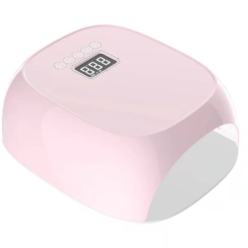 Mnr 801pro lampa ingne faoi stiúir gan sreang, triomadóir ingne gan sreang, solas ingne in -athluchtaithe 72W, lampa ingne glóthach iniompartha faoi stiúir le 4 bhraiteoir suímh lasc ama agus glas taispeána LCD