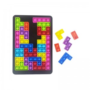 Bréagáin Oideachais Puzal Silicone Puzzle Bréagáin Pop do Leanaí
