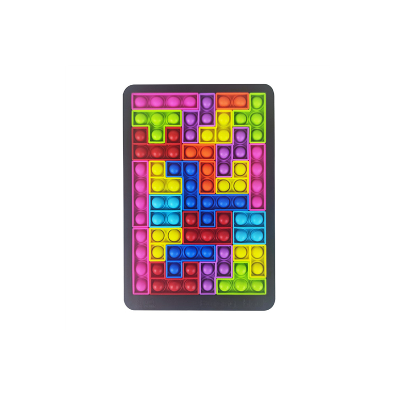 Bréagáin Oideachais Puzal Silicone Puzzle Bréagáin Pop do Leanaí