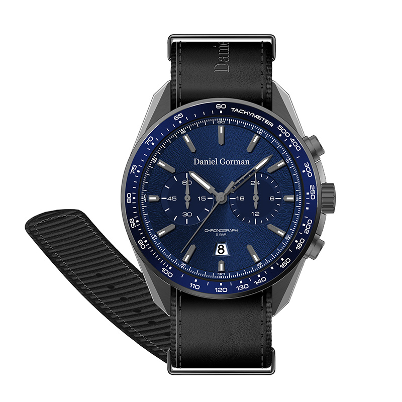 2022 Daniel Gormandg9005 Fir Só Uaireadóirí Logo Saincheaptha Uathoibríoch Wristwatch Cruach Dúbailte Cruach Dúbailte Meicniúil Faire Meicniúil