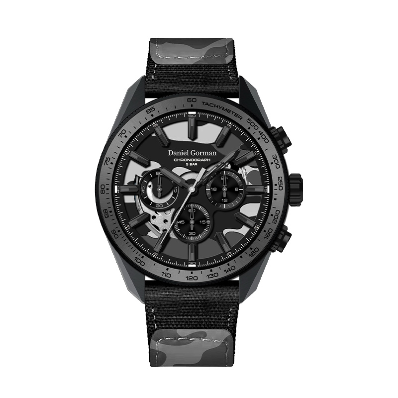 DANIEL GORMANDG9006 Féach ar fhirna bhfear faire OEM cruach dhosmálta Gluaiseachtna Seapáine Chronograph fir Watch Faire Sapphire Glass Watch