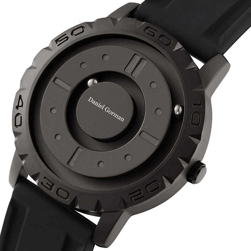 Daniel Gorman Go14 Fir Bead Maighnéadach Fir Faire Spóirt Chruthaitheacha Pearsantaithe Féach ar Spóirt Chruthaitheach Fuar Dearadh Faisin gan Teorann Strap Cruach Dhosmálta Watchroof Watch