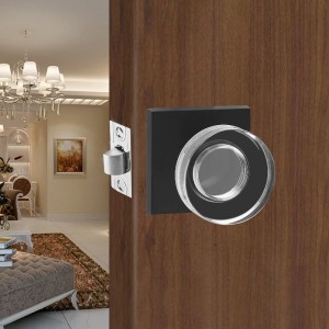 S2601 Diosca Nua -Aimseartha Cruth Crios Crystal Knob, Sraith Pasáiste, Glas Doras Ard -Ghrád Keyless