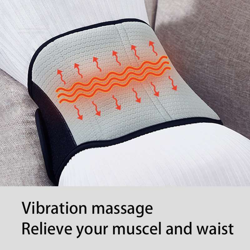 Timfhilleadh brace coime téite le suathaireacht, massager waist teasa teasa