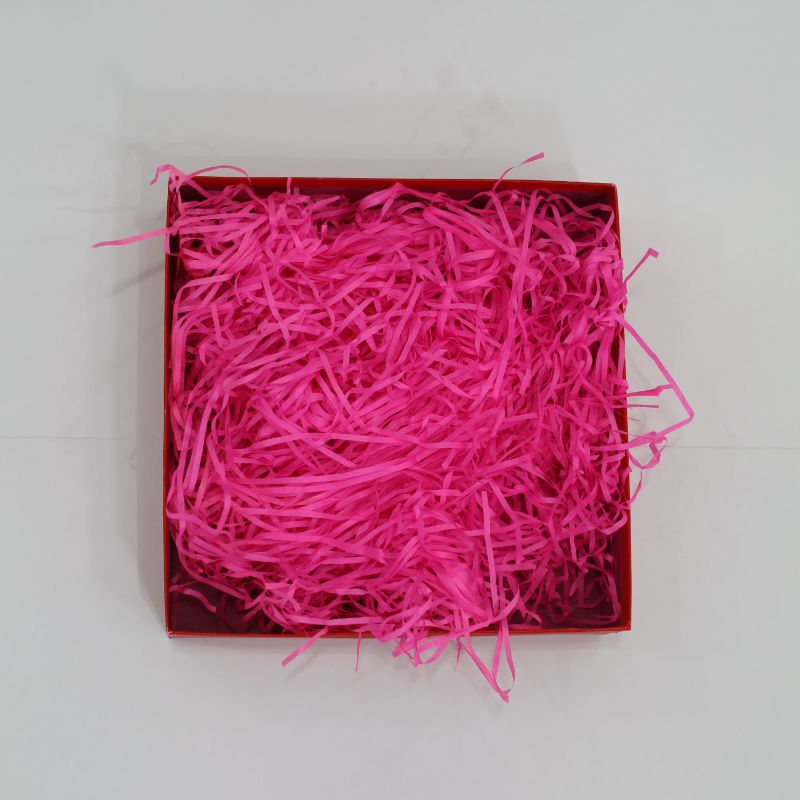 Páipéar Sredded Crinkle Líon Pink