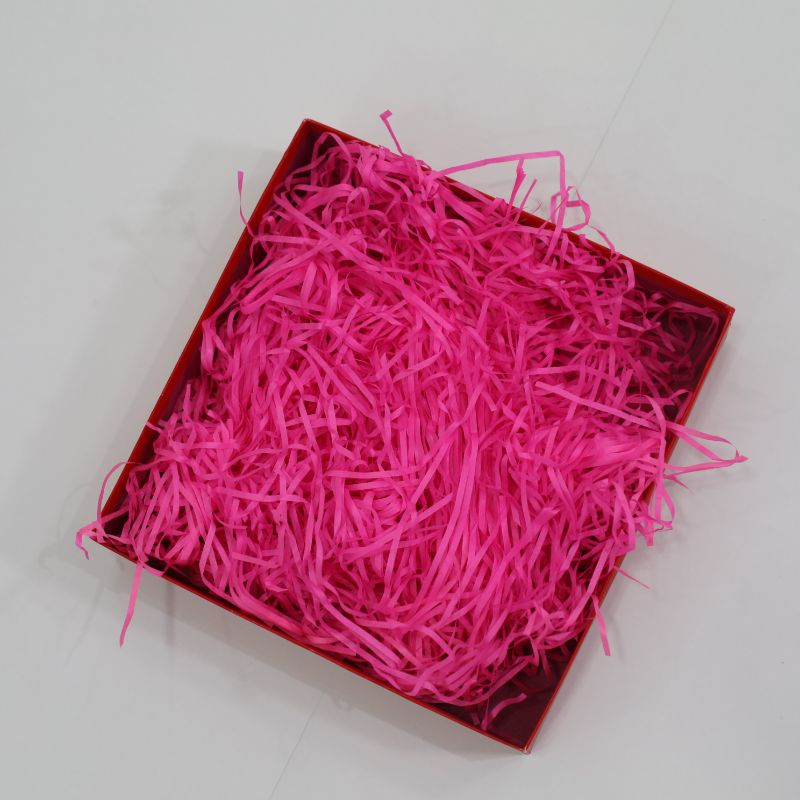Páipéar Sredded Crinkle Líon Pink