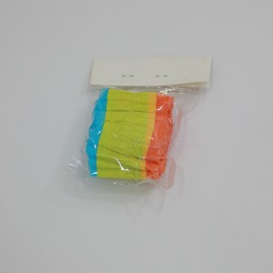 Díol te macaron dath crepe páipéar tassels garland rolla garland maisiú páirtí bainise Nollag