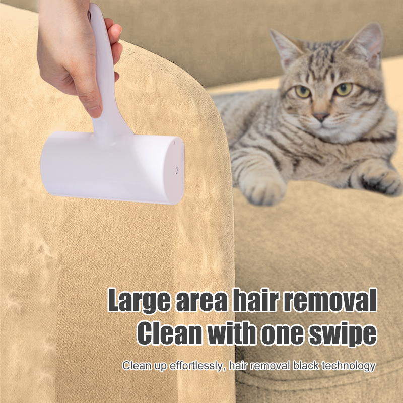 Ir-dhromchla iniompartha atáneamhdhíobhálach don chomhshaol lint sorcóir lint sorcóir peataí ath-inúsáidte cat remover gruaige madraí le haghaidh tolg troscáin suíocháin charbóin agus leapachas