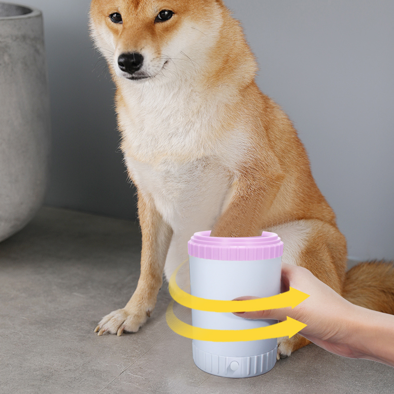 Glantóir lapa washer cos iniompartha do mhadraí beaga agus meánmhéide le guairí bog silicone