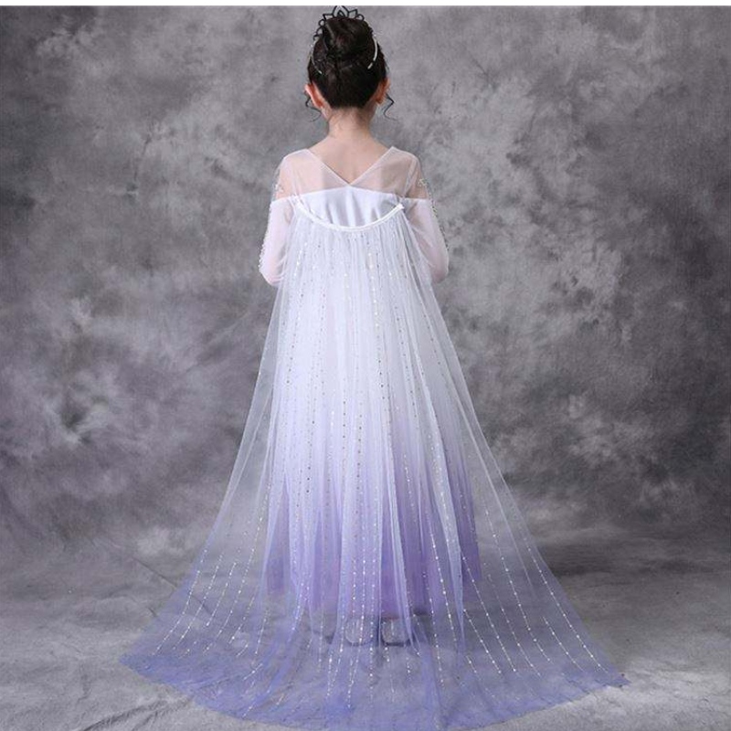 COS110 Gúnaí Cailíní Banphrionsa Cosplay Elsa Dress Éadaí Oíche Shamhna Teilifíse Fancyn Kids Feisteas Scannán